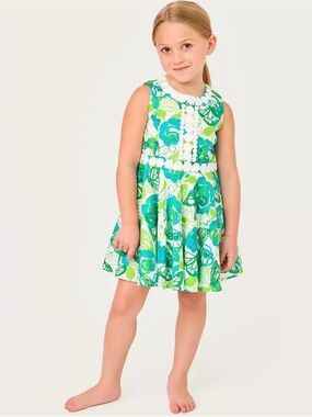 Lilly Pulitzer Girls Idala Cotton Dress size 10